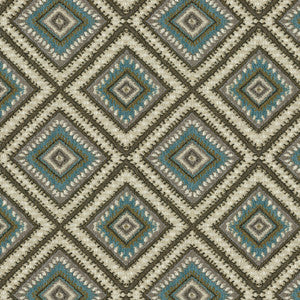 Helton 34 Turquoise by ABBEYSHEA Designer Fabric