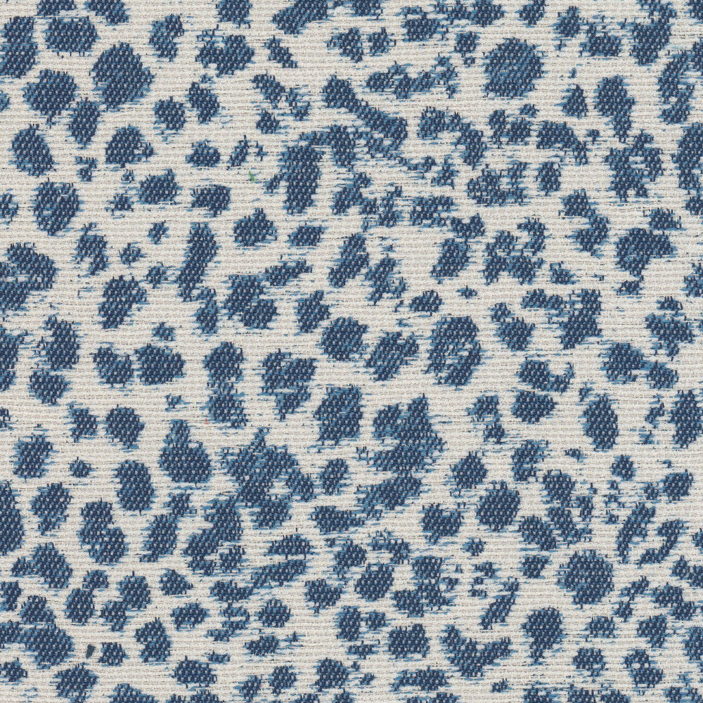 Dalmation 2 Bluebird by Stout Fabric Stout Fabric Dalmation 2 BluebirdFabric LIVING IS EASY DELFT/INDIGO 62%POL 38%PLO USA </p><p>Repeat: H: 13.750, V: 12.750 55 in - Fabric Carolina -