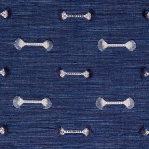 Danberg Indigo by Norbar Designer Fabric PRISM SEAVIEW 100% POLYESTER INDIA 4 5/8"V 6 3/4"H 54 - Swanky Fabrics -