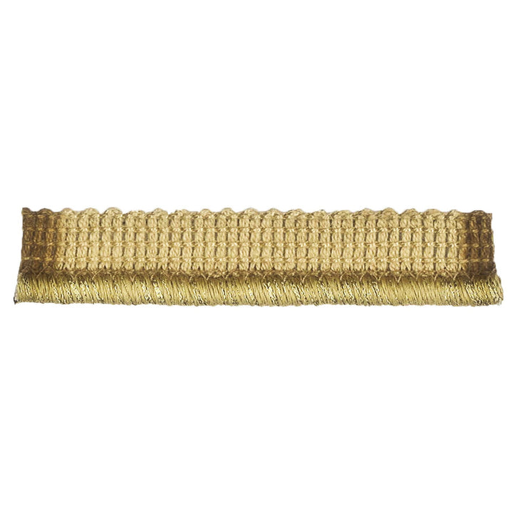 Dardan 4 Caramel by Stout Designer Trim MOONDUST TRIM 30%COT 29%ACR 27%LIN 10%SVI 4%MTL ITALY Horizontal: 0.250 and Vertical: 0.250 0.25 in - Swanky Fabrics -