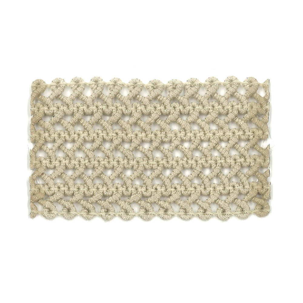 Darning 1 Fawn by Stout Trim Stout Trim Darning 1 FawnTrim NEW WORLD TRIM VOLUME II ITALY </p><p>Repeat: H: 0.000, V: 0.000 2.13 in - Fabric Carolina -
