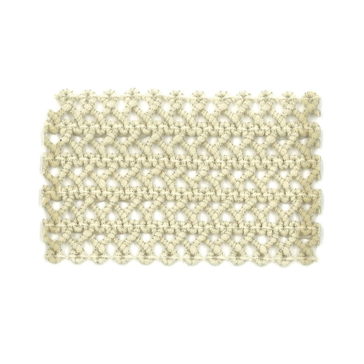 Darning 2 Almond by Stout Designer Trim NEW WORLD TRIM VOLUME II 98%SVI 2%MTL ITALY FLAME RETARDANT-U.F.A.C. CLASS 1 FLAME RETARDANT-N.F.P.A. 260A CLASS 1 CATB 117-2013 WYZENBEEK 30 000 DOUBLE RUB WEAR TEST (HEAVY DUTY) Horizontal: 0.000 and Vertical: 0.000 2.13 in - Swanky Fabrics -
