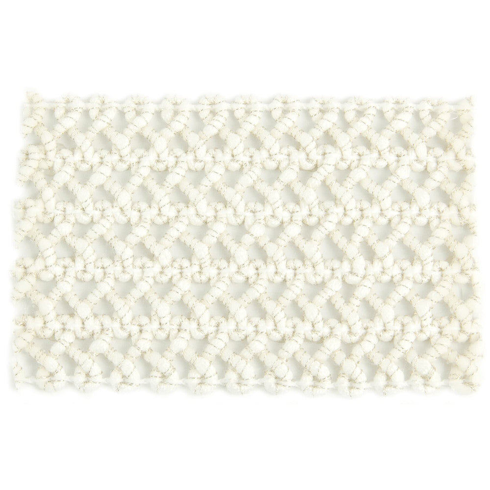 Darning 3 Ivory by Stout Trim Stout Trim Darning 3 IvoryTrim NEW WORLD TRIM VOLUME II 98%SVI 2%MTL ITALY </p><p>Repeat: H: 0.000, V: 0.000 2.13 in - Fabric Carolina -