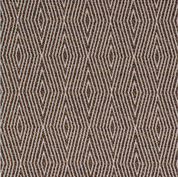 Dart Umber by Bella-Dura Designer Fabric  100% BELLA DURA POLYOLEFIN USA 70000 H: 2.25'' V: 3.25'' 53.75''  - Swanky Fabrics -