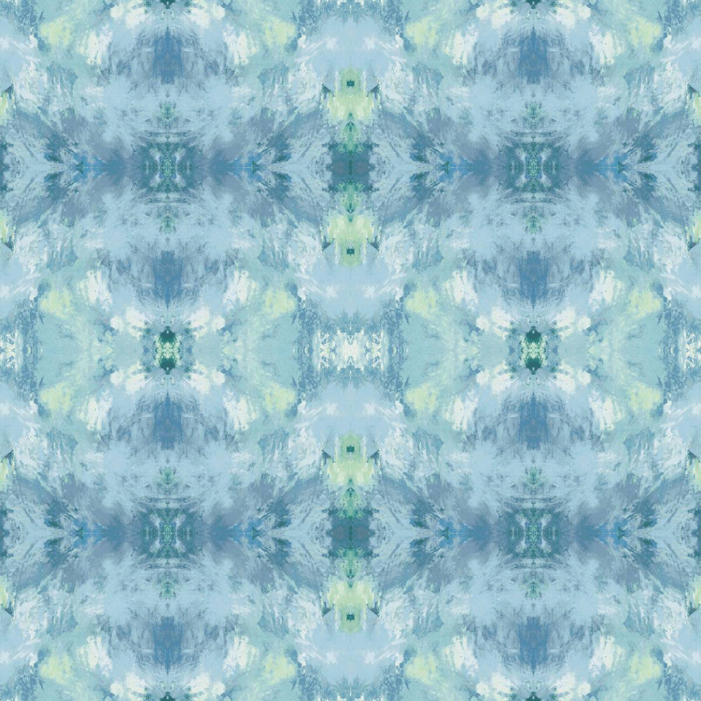 Kaleidoscope Blue DBW1000 by Daisy Bennett Designs Designer Wallpaper