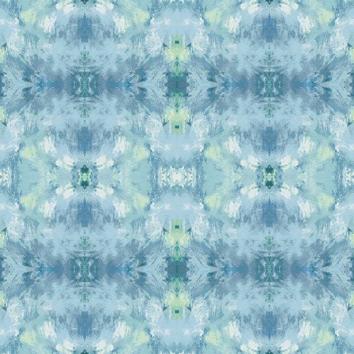 Kaleidoscope Blue DBW1000 by Daisy Bennett Designs Designer Wallpaper