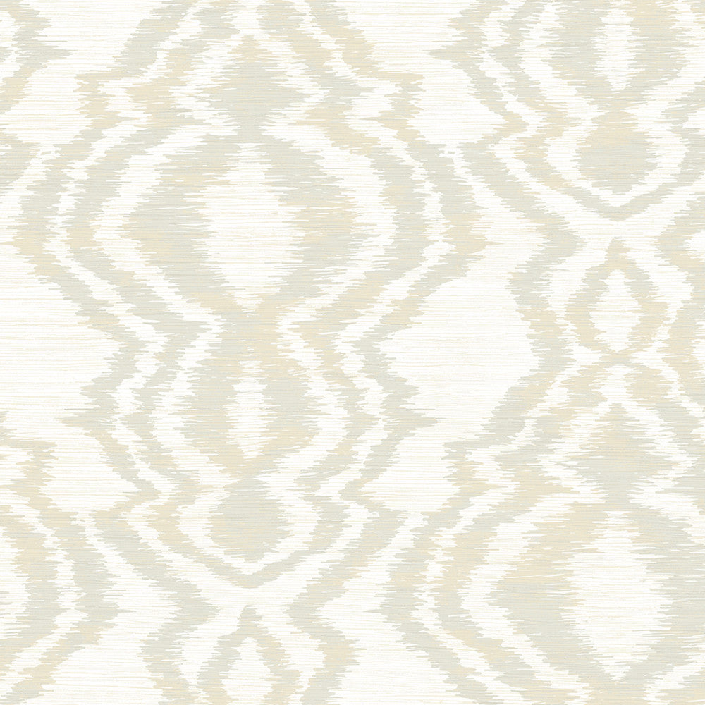 Moirella Taupe DBW8004 by Daisy Bennett Designs Designer Wallpaper