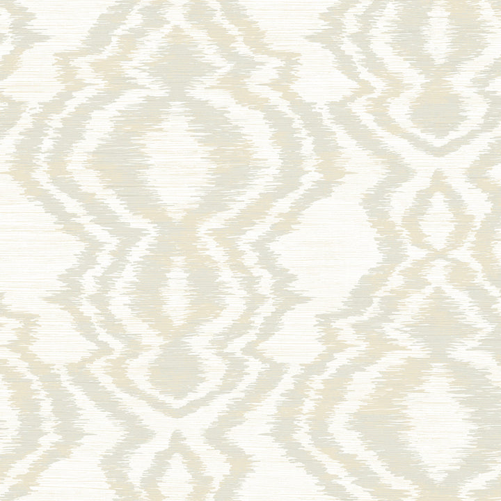 Moirella Taupe DBW8004 by Daisy Bennett Designs Designer Wallpaper