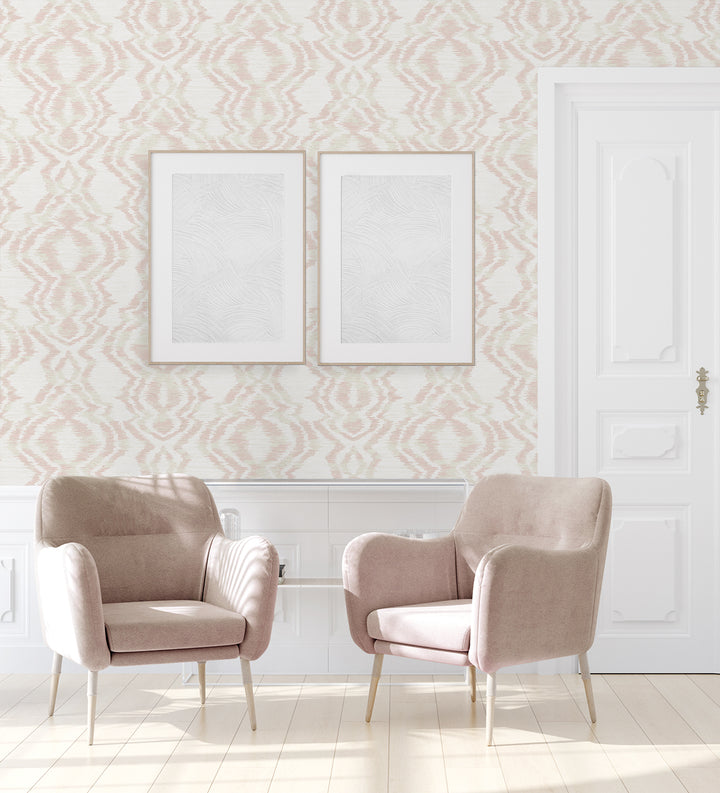 Moirella Blush DBW8006 by Daisy Bennett Designs Designer Wallpaper