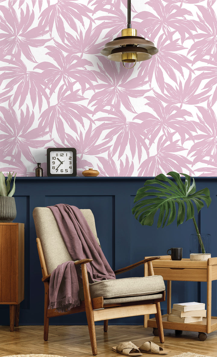 Palma Mauve DBW9115 by Daisy Bennett Designs Designer Wallpaper