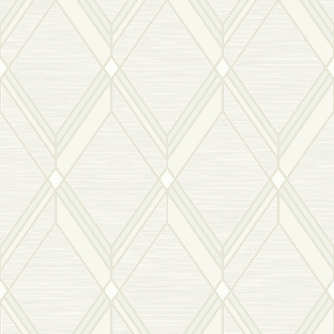 Brooklyn Diamond Metallic Pearl DC60500 by Collins & Company Designer Wallpaper
