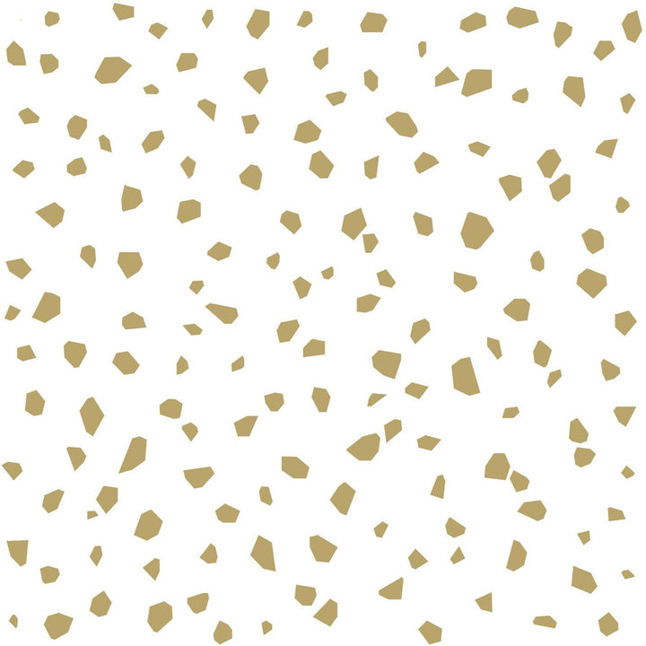 Confetti Gold Terrazzo Wallpaper by ESTA Home Designer Design Department Covers about 57.5 square feet 20.9-in by 33-ft long roll Unpasted 20.9 - Swanky Fabrics -