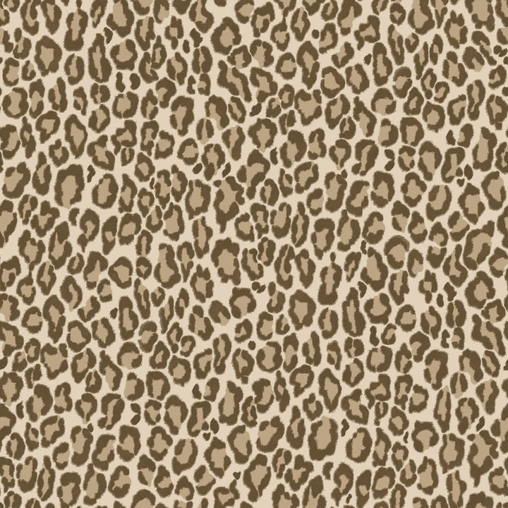 Cicely Brown Leopard Skin Wallpaper by ESTA Home Designer Design Department Covers about 57.5 square feet 20.9-in by 33-ft long roll Unpasted 20.9 - Swanky Fabrics -