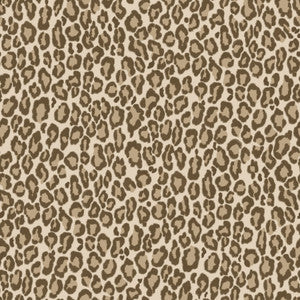 Cicely Brown Leopard Skin Wallpaper by ESTA Home Designer