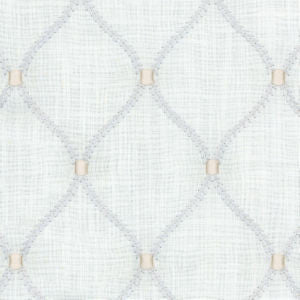 Deacon Sterling by Norbar Designer Fabric GALLERY 50% POLYESTER / 50% COTTON INDIA 4 1/2"V - 5"H 54 - Swanky Fabrics -