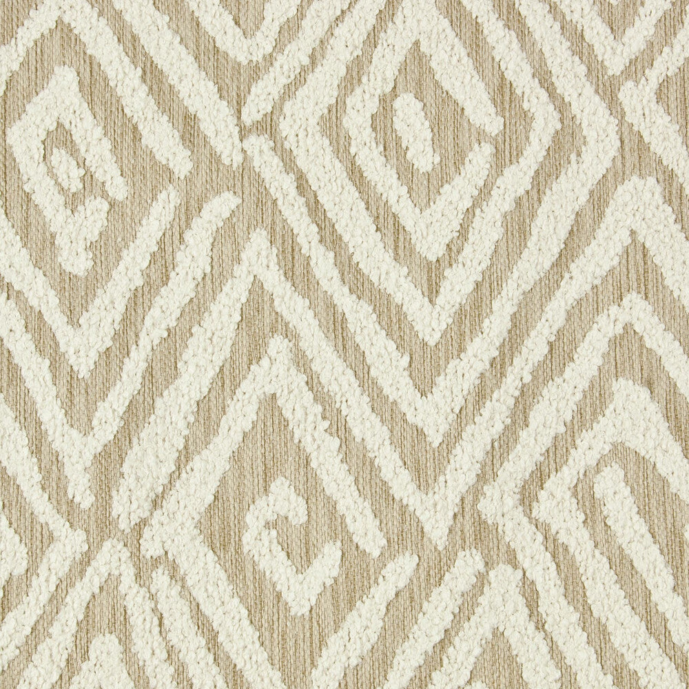 Deaton 1 Biscuit by Stout Designer Fabric Freedom Performance 100% Polyester CHINA PERFORMANCE RATED FABRIC WYZENBEEK 30 000 DOUBLE RUB WEAR TEST (HEAVY DUTY) CATB 117-2013 Horizontal: 14.375 and Vertical: 6.625 54 in - Swanky Fabrics -