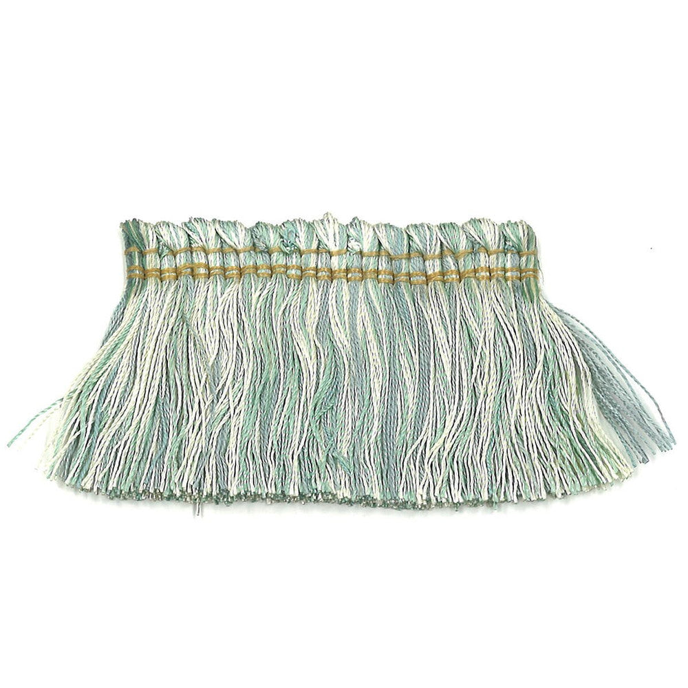 Debonair 20 Beachglass by Stout Designer Trim ART OF DESIGN TRIM-2 BRUSH FRINGE 100%SVI CHINA </p><p>Repeat: 0 2 in - Swanky Fabrics -