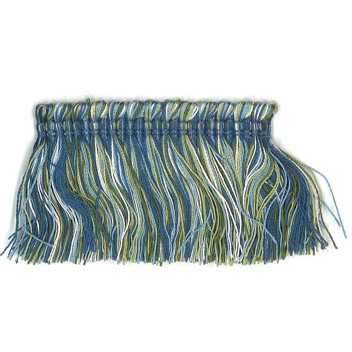 Debonair 23 Marine by Stout Designer Trim Art Of Design Trim-2 Brush Fringe 100% Spun Viscose CHINA Horizontal: 0 and Vertical: 0 2 in - Swanky Fabrics -