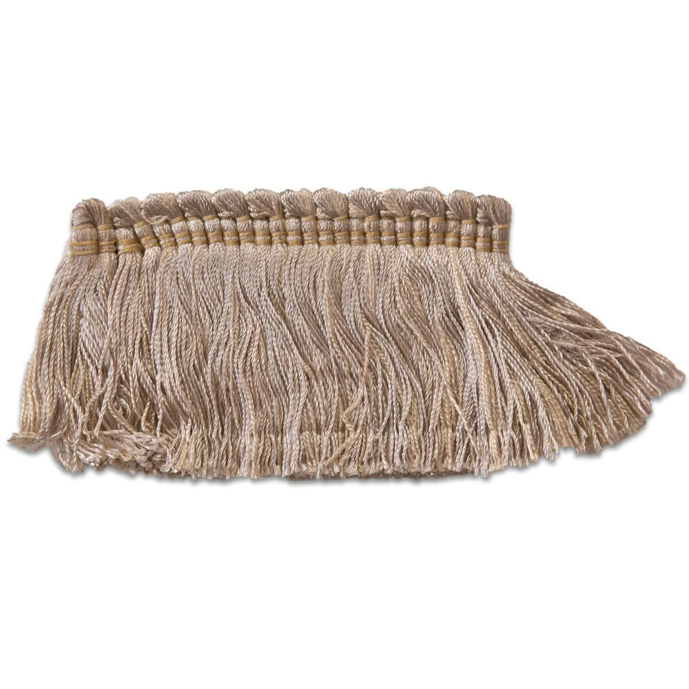 Debonair 4 Linen by Stout Designer Trim ART OF DESIGN TRIM-2 BRUSH FRINGE 100%SVI CHINA Horizontal: 0 and Vertical: 0 2 in - Swanky Fabrics -