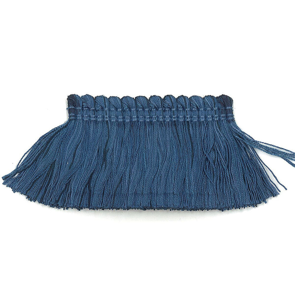 Debonair 7 Cadet by Stout Designer Trim Art Of Design Trim-2 Brush Fringe 100% Spun Viscose CHINA Horizontal: 0 and Vertical: 0 2 in - Swanky Fabrics -