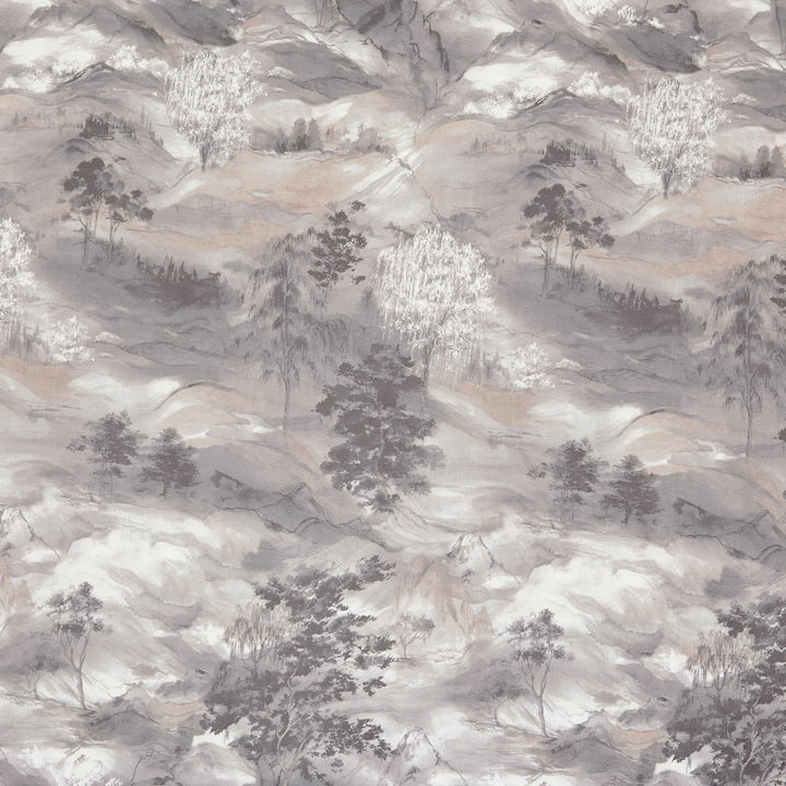 Decatur 4 Grey by Marcus William Designer Fabric KAI/MARCUS WILLIAM ARAVALLI 100%POL SPAIN MARTINDALE WEAR TEST (50 000 CIRCULAR RUBS) Horizontal: 18.125 and Vertical: 29.125 56.25 in - Swanky Fabrics -