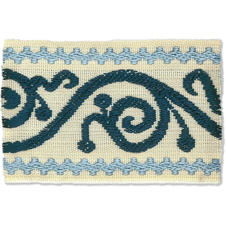 Delilah 1 Cadet by Stout Designer Trim HARMONY TRIM 58%POL 42%SVI CHINA Horizontal: 0 and Vertical: 0 2.5 in - Swanky Fabrics -