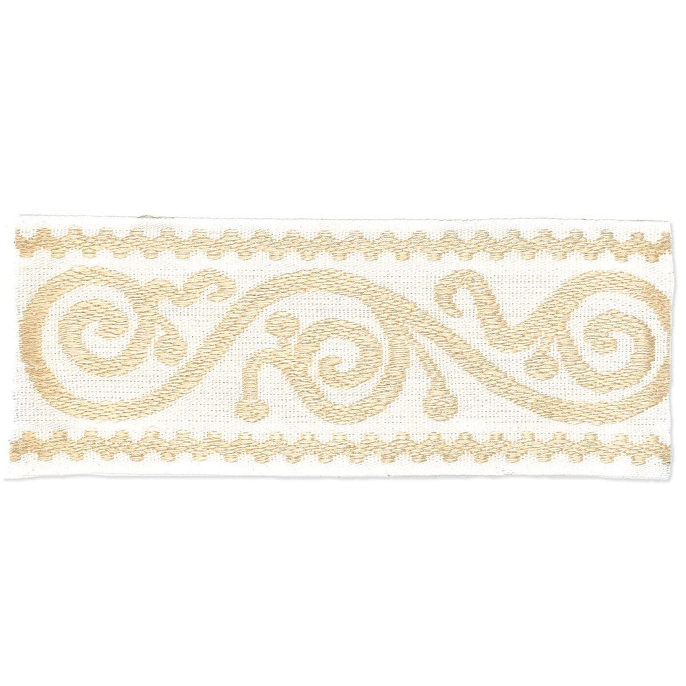 Delilah 3 Ivory by Stout Designer Trim Harmony Trim 58% Polyester 42% Spun Viscose CHINA Horizontal: 0 and Vertical: 0 2.5 in - Swanky Fabrics -