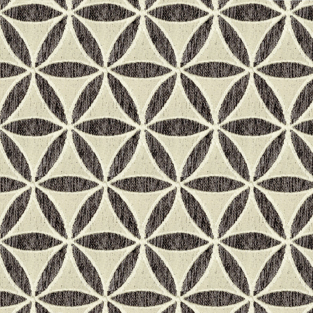 Turnbow 908 Charcoal by ABBEYSHEA Designer Fabric 100% Polyester China 25,000 Double Rubs (Wyzenbeek) </p><p>Repeat: Horizontal: 9.1" (23.0 cm) Up the Roll and Vertical: 14.8" (37.5 cm) Across the Roll 57" (144 cm) - Swanky Fabrics -