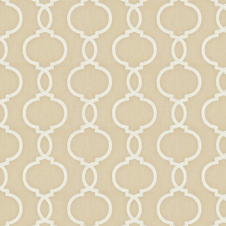 Deminski 1 Sandalwood by Stout Designer Fabric RAINBOW LIBRARY EGGSHELL/SANDSTONE 48%COT 52%POL %BEMB INDIA MARTINDALE 58 000 CIRCULAR RUBS Horizontal: 12.5 and Vertical: 8.875 51 in - Swanky Fabrics -