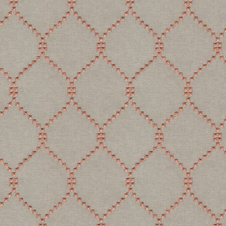 DEMI 26J8011 by JF Designer Fabric Color Concepts Coral Sky 45% Polyester, 40% Cotton, 15% Viscose India  Horizontal: 3.5 and Vertical: 4.75 54  - Swanky Fabrics -