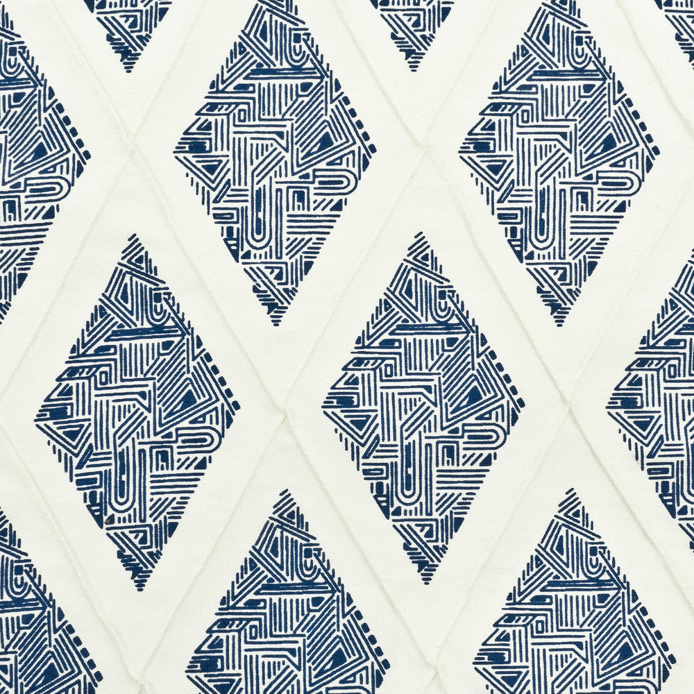 Denton 3 Indigo by Aoc Designer Fabric COLOR MY WINDOW BLUE/NAVY 80%SVI 20%POL INDIA </p><p>Repeat: 5.875 54 in - Swanky Fabrics -