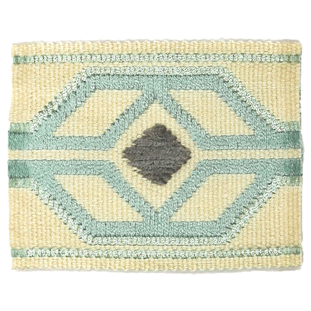 Dermotte 5 Glacier by Stout Trim Stout Trim Dermotte 5 GlacierTrim TREND ALERT TRIM CHINA </p><p>Repeat: H: 3.000, V: 0.000 2.13 in - Fabric Carolina -