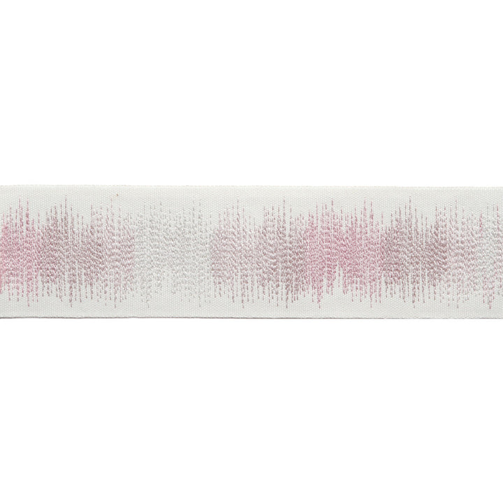 Derry Emb Tape Ballet Pink by Magnolia Designer Trim - 100% Polyester China Horizontal: and Vertical: 3 - Swanky Fabrics -