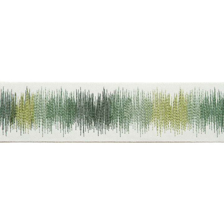 Derry Emb Tape Lime by Magnolia Designer Trim - 100% Polyester China Horizontal: and Vertical: 3 - Swanky Fabrics -