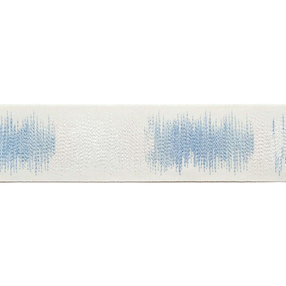 Derry Emb Tape Sky by Magnolia Designer Trim - 100% Polyester China Horizontal: and Vertical: 3 - Swanky Fabrics -