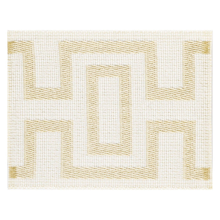 Desanto 1 Bisquit by Stout Trim Stout Trim Desanto 1 BisquitTrim VISIONS OF COLOR TRIM TURKEY </p><p>Repeat: H: 2.375, V: 0.000 3 in - Fabric Carolina -