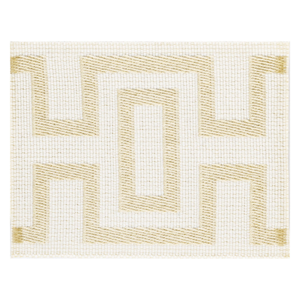 Desanto 1 Bisquit by Stout Trim Stout Trim Desanto 1 BisquitTrim VISIONS OF COLOR TRIM 100%ACR TURKEY </p><p>Repeat: H: 2.375, V: 0.000 3 in - Fabric Carolina -