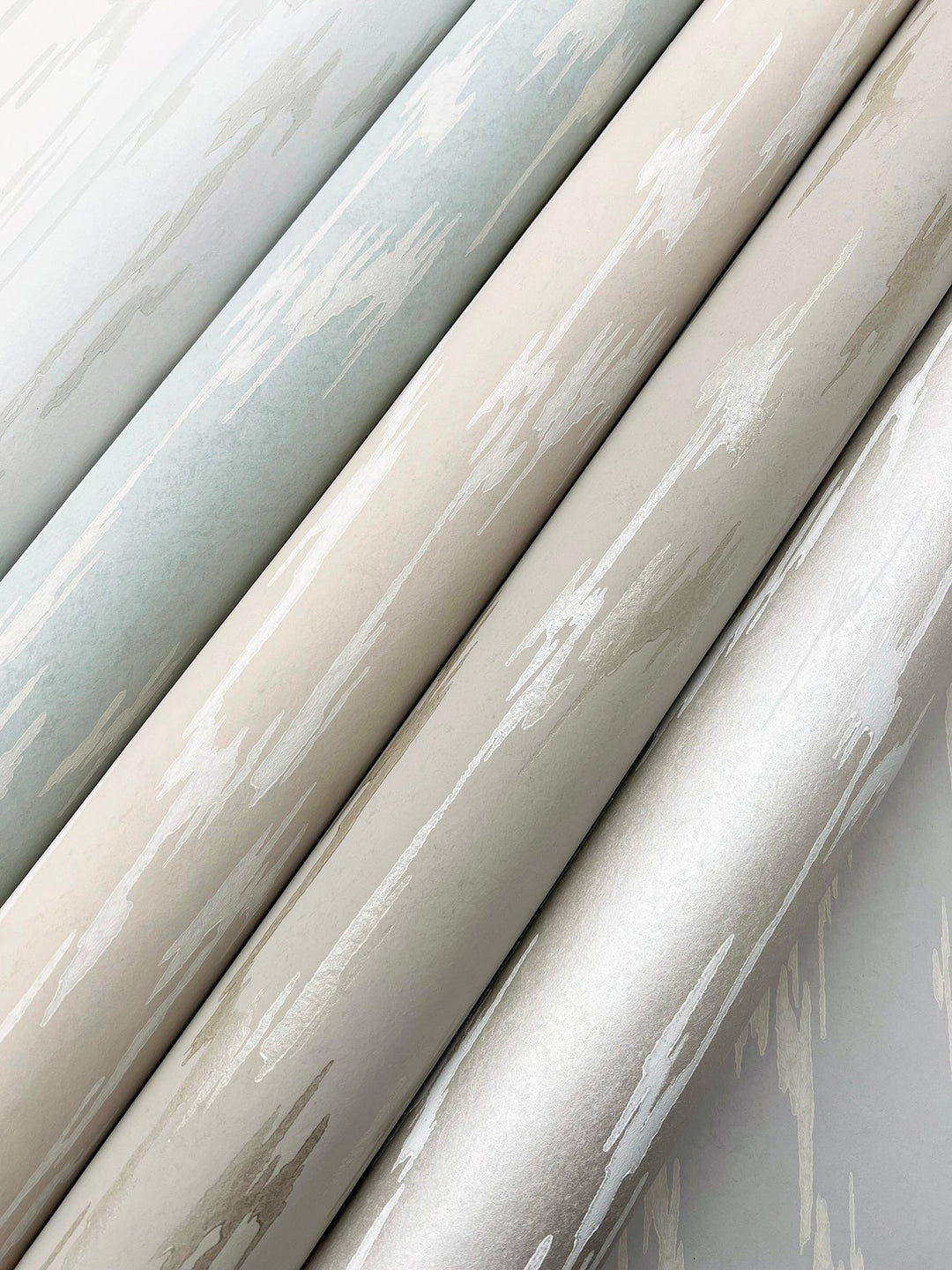 Flowing Light Grey Wallpaper by Candice Olson Designer