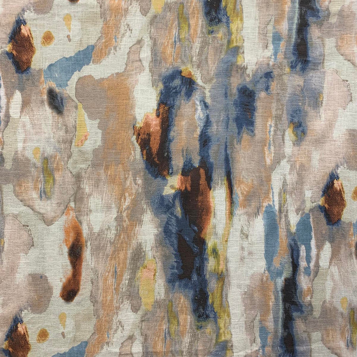 Dhalme Sunburst by Magnolia Designer Fabric - 55% Linen, 45% Viscose Uk 18000 Horizontal: 0 and Vertical: 25 54 - Swanky Fabrics -