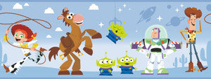 Disney & Pixar Toy Story 4 Blue Border by York Wallcoverings Designer
