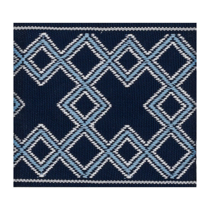 Diamonds Tape 1 Baltic by Stout Designer Trim SMALL WONDERS TRIM 52%SVI 48%POL CHINA FLAME RETARDANT-U.F.A.C. CLASS 1 FLAME RETARDANT-N.F.P.A. 260A CLASS 1 CATB 117-2013 WYZENBEEK 65 000 DOUBLE RUB WEAR TEST (HEAVY DUTY) Horizontal: 1.750 and Vertical: 0.000 3.25 in - Swanky Fabrics -