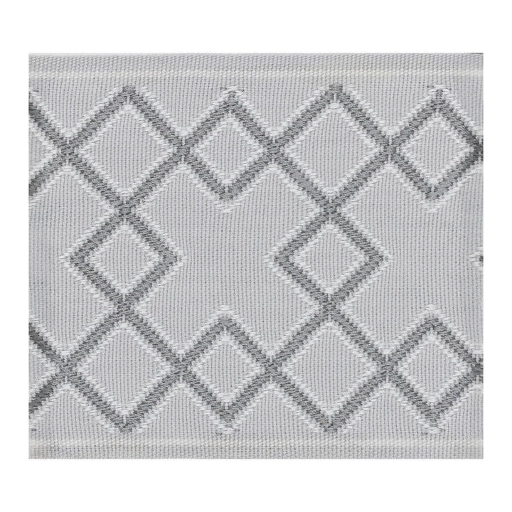 Diamonds Tape 3 Platinum by Stout Designer Trim SMALL WONDERS TRIM 52%SVI 48%POL CHINA Horizontal: 1.750 and Vertical: 0.000 3.25 in - Swanky Fabrics -