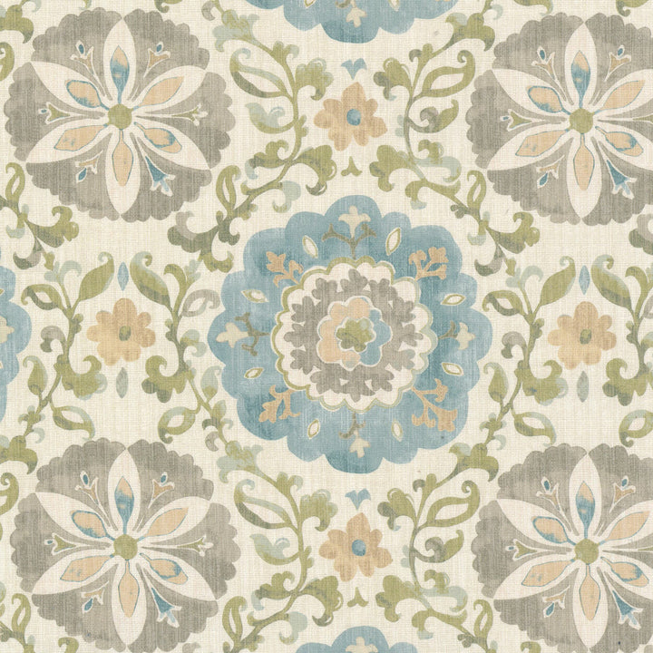 Dibble 1 Seamist by Stout Designer Fabric RAINBOW LIBRARY SAGE/CYPRESS 100%COT PERU Horizontal: 13.500 and Vertical: 13.500 54 in - Swanky Fabrics -