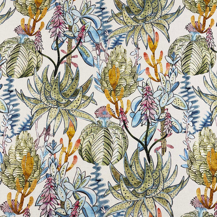 Didja Multi by Magnolia Designer Fabric - 100% Cotton India 35000 Horizontal: 26.5 and Vertical: 26.5 54 - Swanky Fabrics -