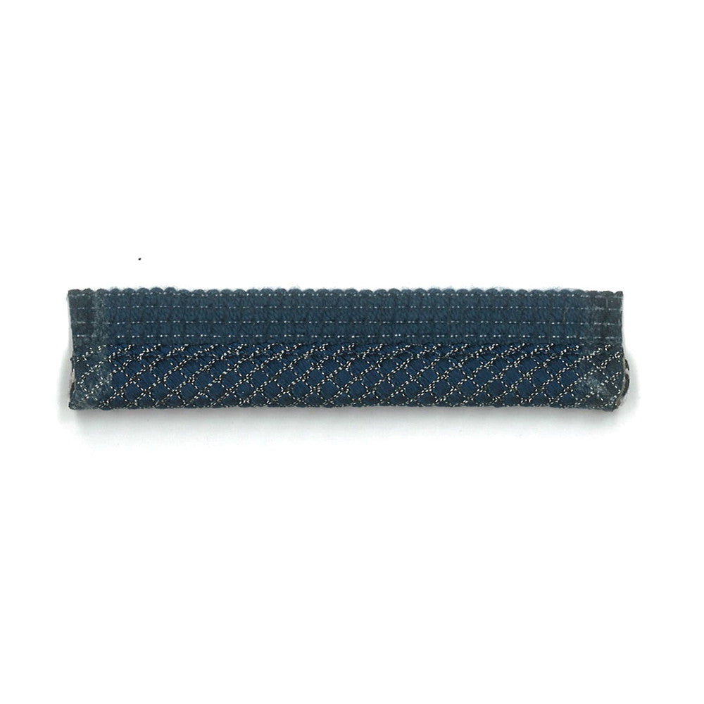Dimaggio 1 Sapphire by Stout Designer Trim NEW WORLD TRIM VOLUME II 69%SVI 30%COT 1%POL GERMANY Horizontal: 0.000 and Vertical: 0.000 0.38 in - Swanky Fabrics -