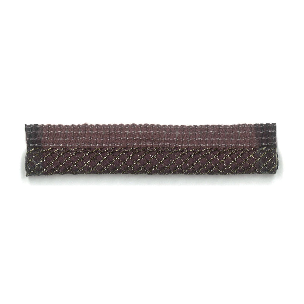 Dimaggio 4 Plum by Stout Designer Trim NEW WORLD TRIM VOLUME II 69%SVI 30%COT 1%POL GERMANY Horizontal: 0.000 and Vertical: 0.000 0.38 in - Swanky Fabrics -