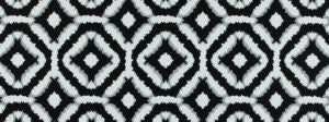 Dipsy Ebony Ivory 916 by Norbar Designer Fabric