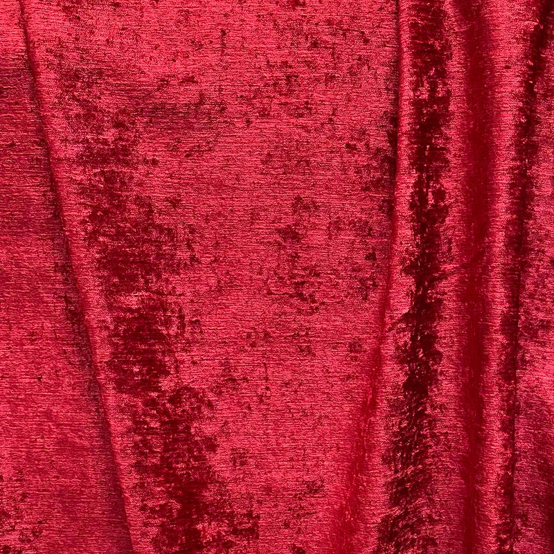 Disha Scarlet by Magnolia Designer Fabric - 100% Poly India 50000 Horizontal: 0 and Vertical: 0 54" - Swanky Fabrics -