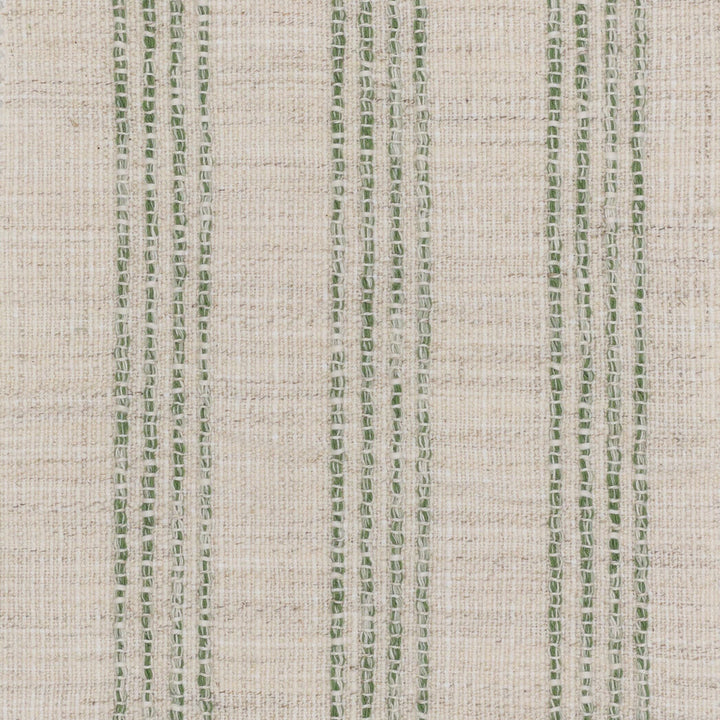 Dixmont 1 Grass by Stout Designer Fabric JUST STRIPES BLUE/SPRING 53%COT 22%POL 19%SVI 6%LIN USA FLAME RETARDANT-N.F.P.A. 701 SMALL SCALE Horizontal: 0.000 and Vertical: 1.875 54 in - Swanky Fabrics -