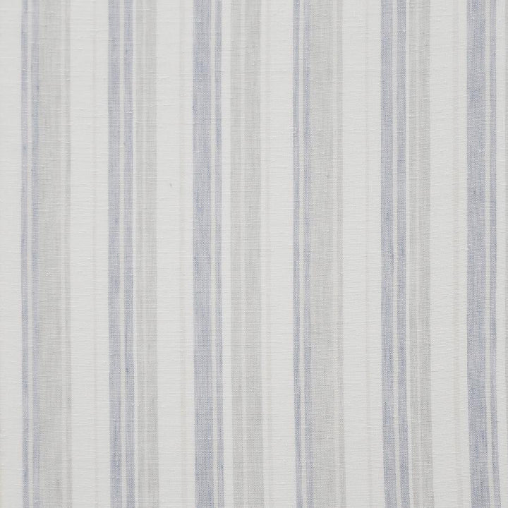 Dionne # 979 White Water by Maxwell Designer Fabric Sheer Heights 54% POLYESTER/46% LINEN TURKEY H-7.9" 118" - Swanky Fabrics -